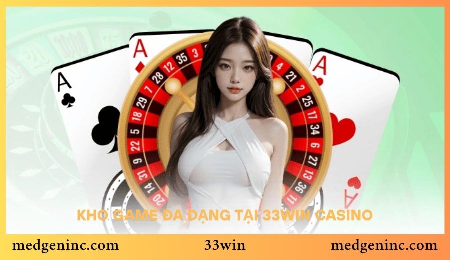 Kho game đa dạng tại 33win Casino