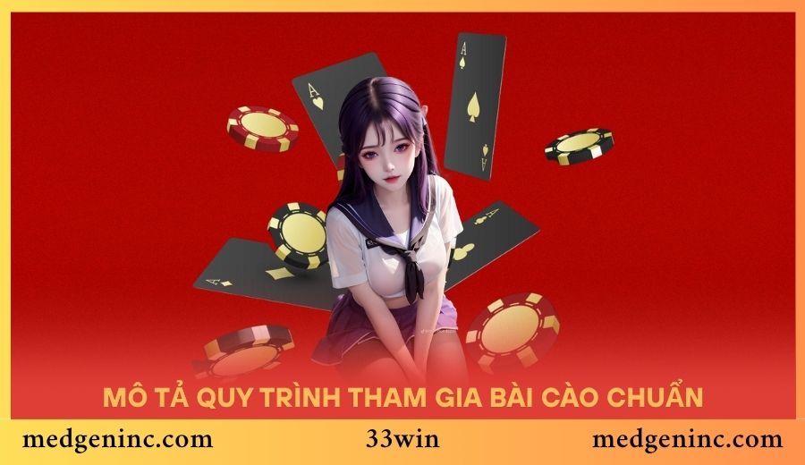 Mô tả quy trình tham gia Bài Cào chuẩn sách giáo khoa