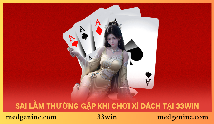 Một vài sai lầm thường gặp khi chơi Xì Dách tại 33WIN